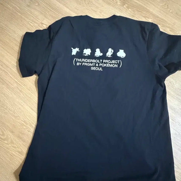 [BUNJANG] Fragment x Helinox x Pokemon Collaboration Short Sleeve T-shirt / 포켓몬x프라그먼트x헬리녹스