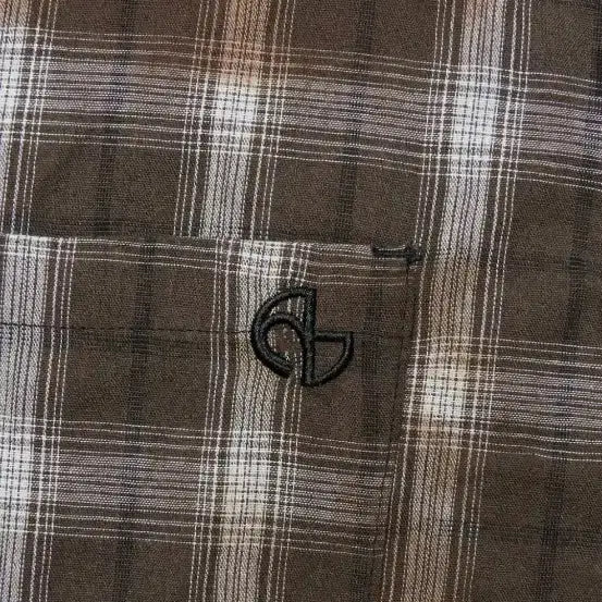 [BUNJANG] NoManual Brown Check Shirt L / 노메뉴얼 브라운 체크셔츠L