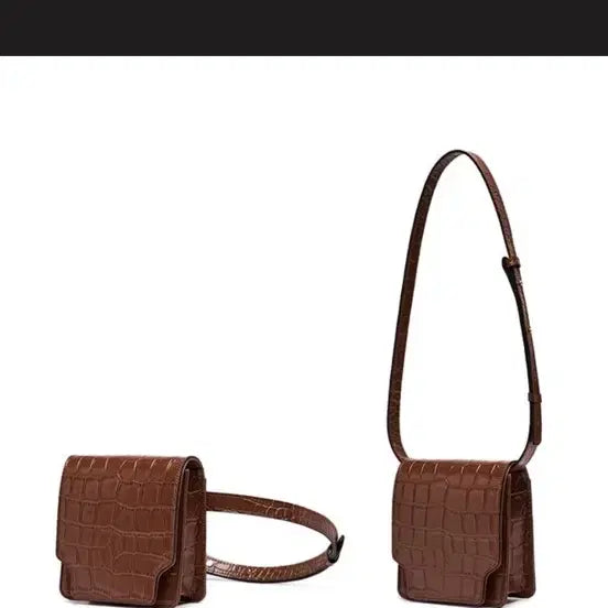 [BUNJANG] Margesherwood Pump Slim Croc Shoulder Bag / 마지셔우드 펌프 슬림 크록