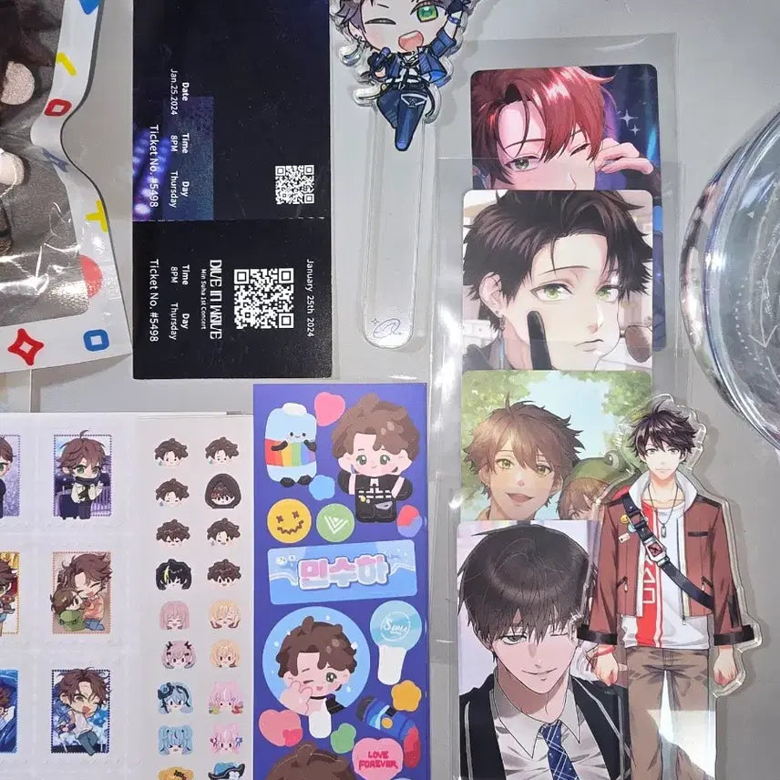[BUNJANG] NIJISANJI KR Official Merchandise Bundle Set / 니지산지 전KR 민수하 굿즈 일괄 양도