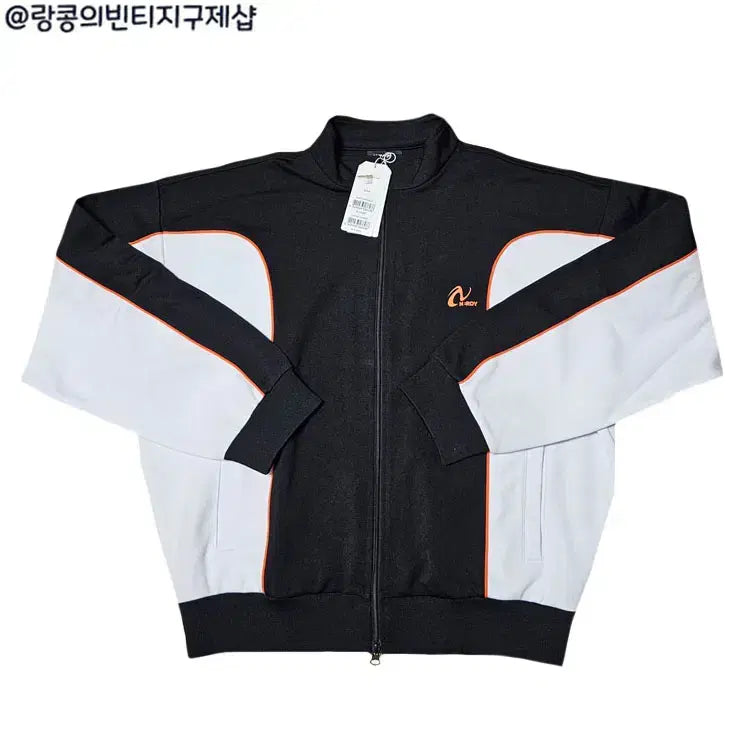 [BUNJANG] Nerdy Street Color Block Jersey Jacket / 널디 스트릿 배색 져지 자켓