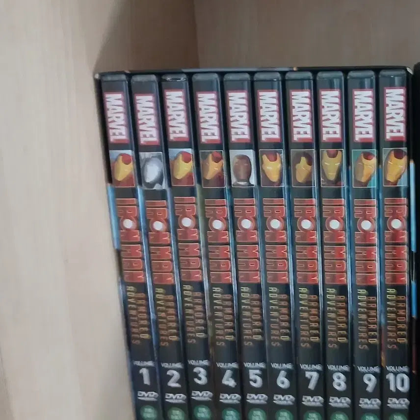 [BUNJANG] Iron Man Armored Adventures DVD Set / 아이언맨 아머드 어드벤처 DVD 10개