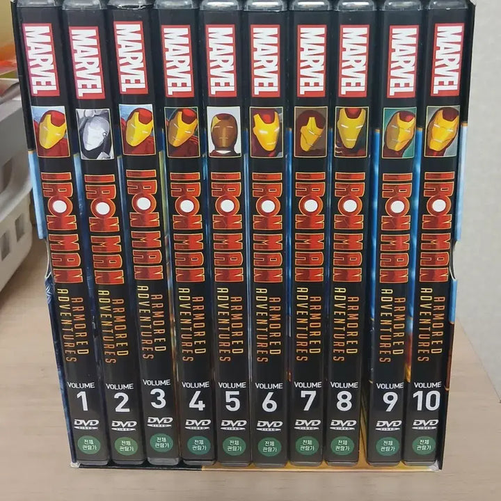 [BUNJANG] Iron Man Armored Adventures DVD Set / 아이언맨 아머드 어드벤처 DVD 10개
