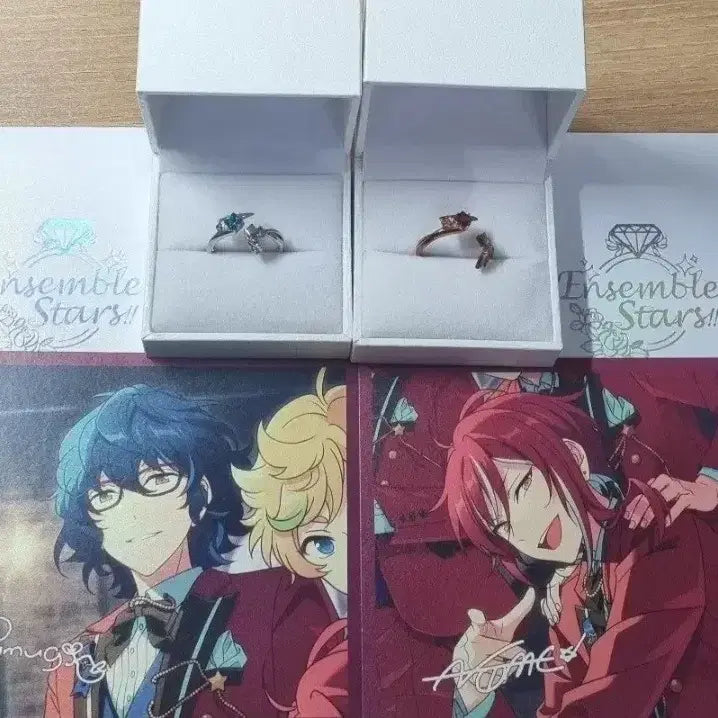 [SOLD OUT] 앙스타) 아오바 츠무기, 사카사키 나츠메 5주년 반지 일괄