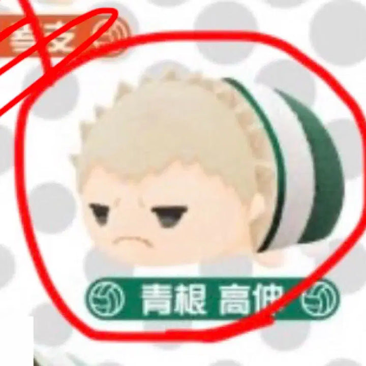 [BUNJANG] Haikyu Aone Mochi Mascot / 하이큐 모찌마스 아오네