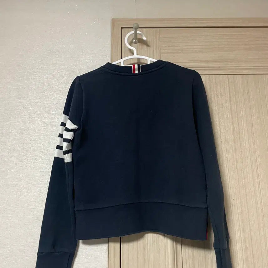 [SOLD OUT] [1size/네이비] 톰브라운 사선완장 맨투맨