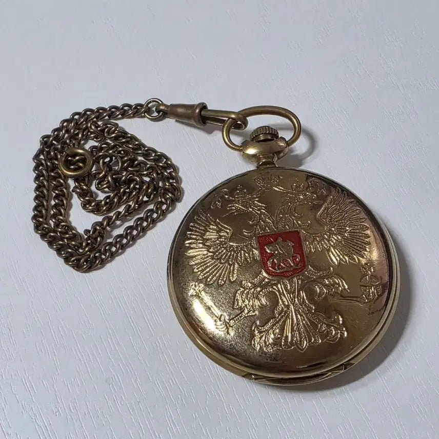 [BUNJANG] Molnija Moscow Golden Dome Pocket Watch / 소련 러시아 몰니야 회중시계 "황금 돔의 모스크바"