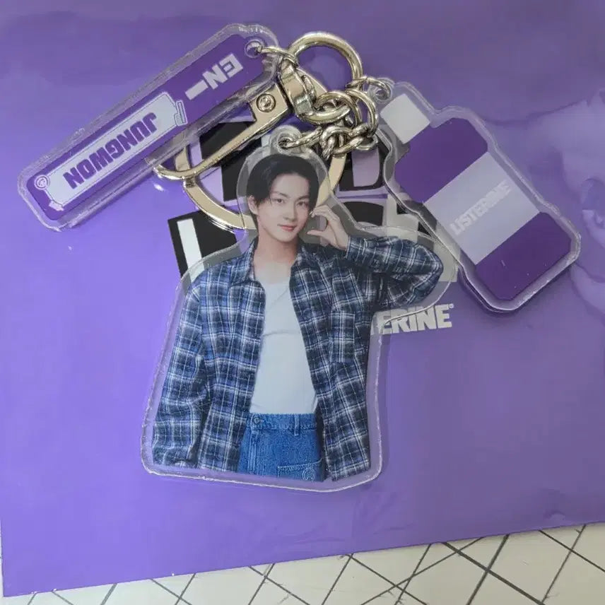 [BUNJANG] ENHYPEN Jungwon Listerine Keyring / 필름0)엔하이픈 정원 리스테린 키링