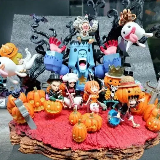 [BUNJANG] ONE PIECE Figuarts Halloween Resin Diorama Set (Sealed) / 원피스 리그사 할로윈 레진 디오라마 할로윈2탄 월콜세트 미개봉 팝니다