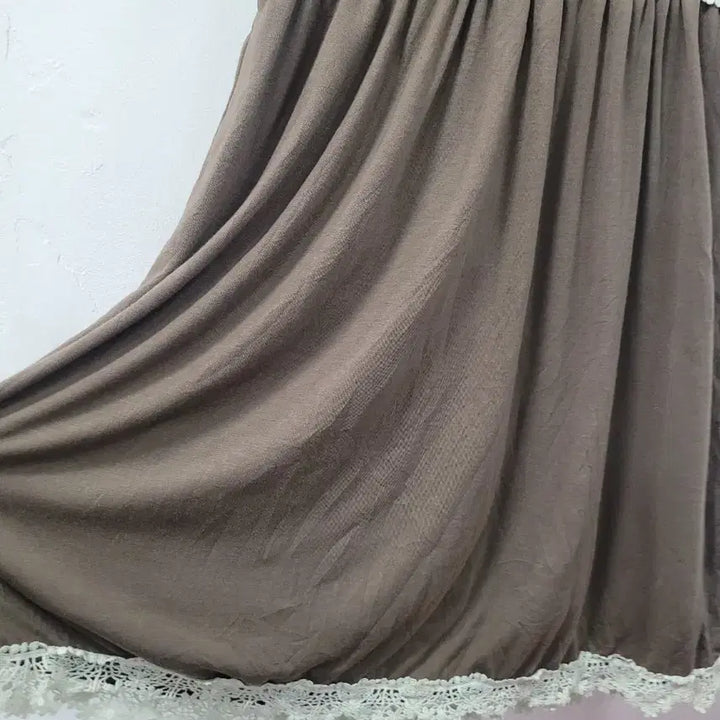 [BUNJANG] PENNS NECK Lace Brown Sleeveless Mini Dress / 새상품) PENNS NECK 레이스 브라운 민소매 원피스