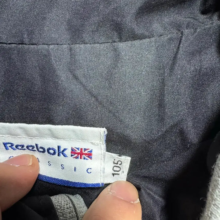 [BUNJANG] Reebok Vintage Black Windbreaker Jacket / 리복 빈티지 블랙 바람막이
