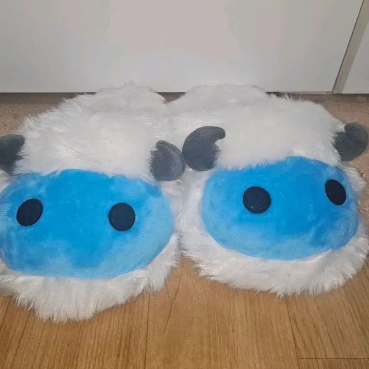 [BUNJANG] Bear Plush Slippers and Pajama Set Bundle / 설구 털 슬리퍼,잠옷세트 일괄