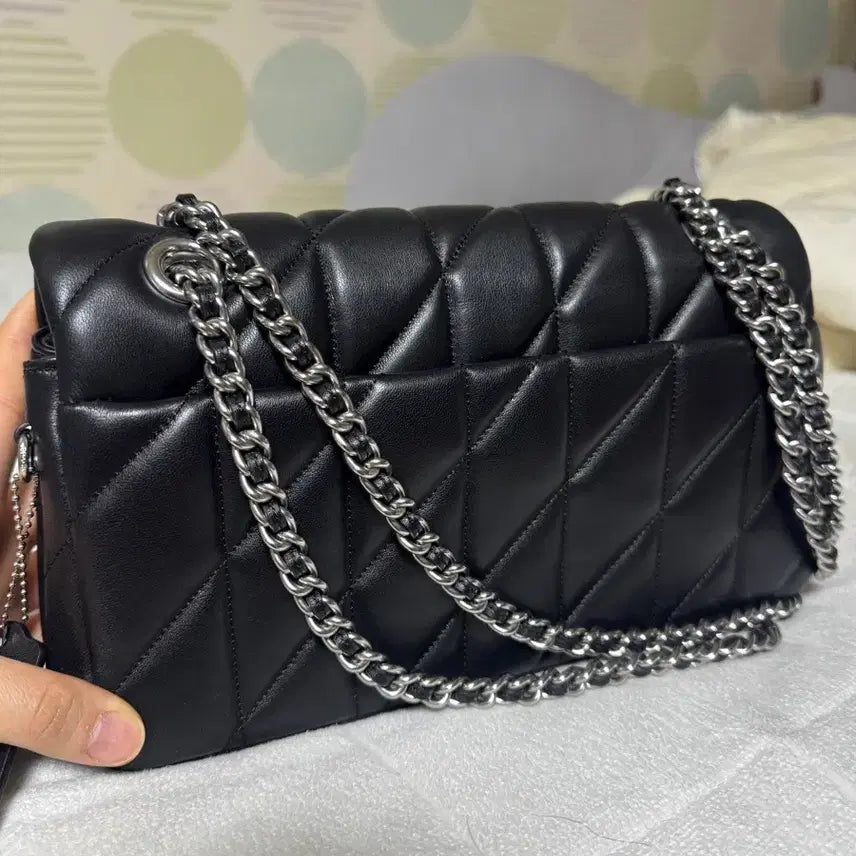 [BUNJANG] Coach Tabby 26 Quilted Shoulder Bag / 코치 태비 26 퀄팅 숄더백