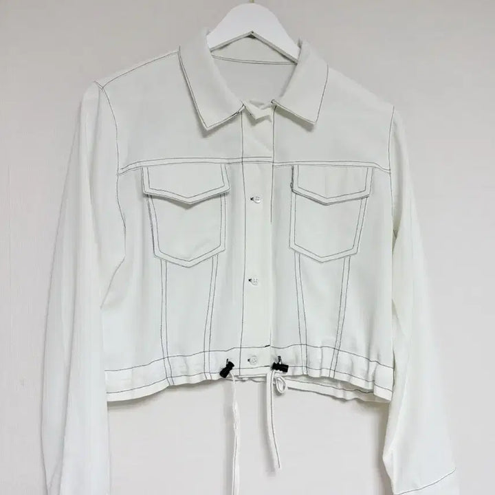 [SOLD OUT] 화이트 크롭 셔켓