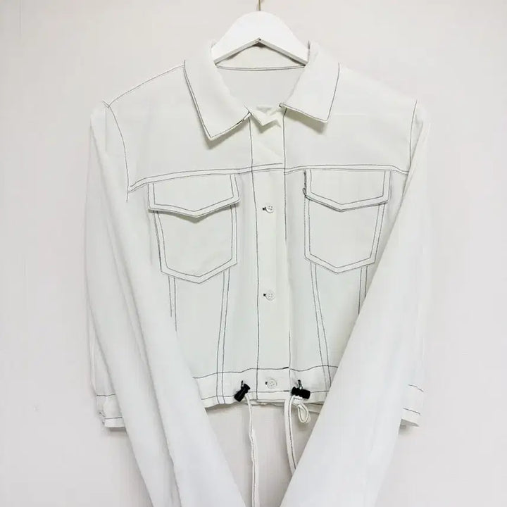 [SOLD OUT] 화이트 크롭 셔켓