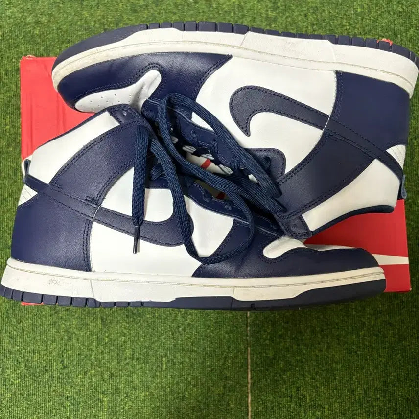 [BUNJANG] Nike Dunk High Championship Navy Sneakers (US 10.5) / (285) 나이키 덩크하이 챔피언쉽 네이비
