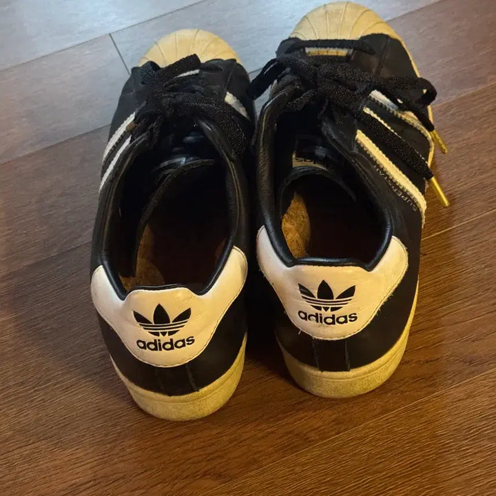 [BUNJANG] Adidas Superstar Premium Black White Sneakers / 아디다스 슈퍼스타 프리미엄 블랙 화이트 265 사이즈 입니다