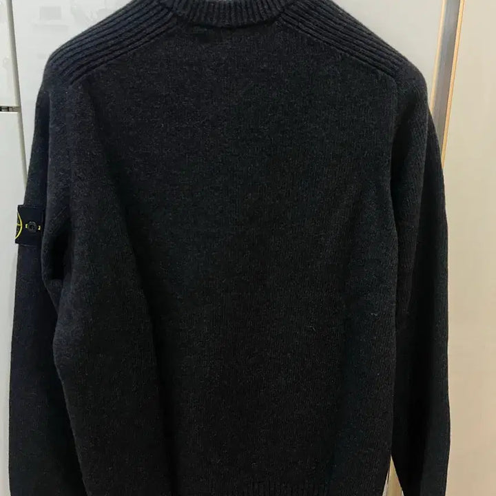 [BUNJANG] Stone Island Charcoal Lambswool Sweater L / 스톤아일랜드 차콜스웨터 L 램스울