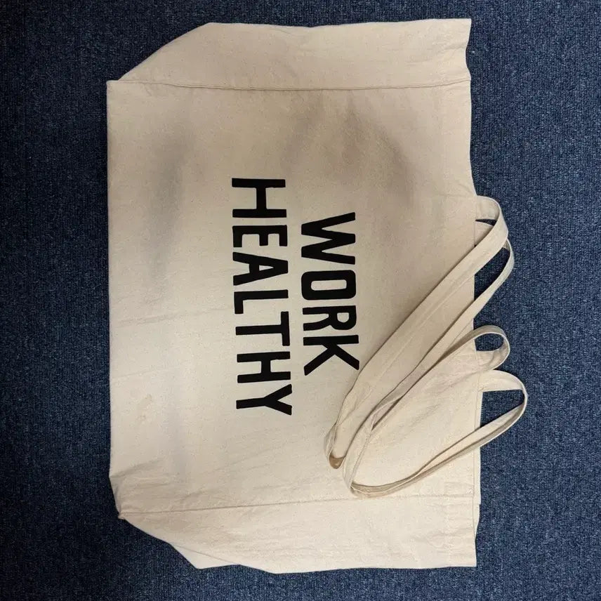 [BUNJANG] Collect Pieces Work Healthy Market Bag / 컬렉트피시스 work healthy 마켓백