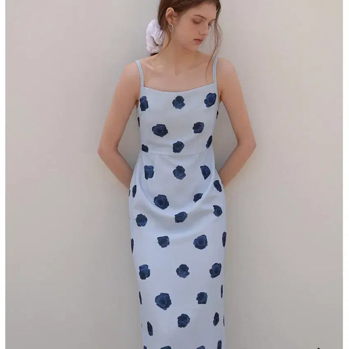 [BUNJANG] Around U Rose Dress - S Size / 어라운드율 로즈원피스 소라컬러