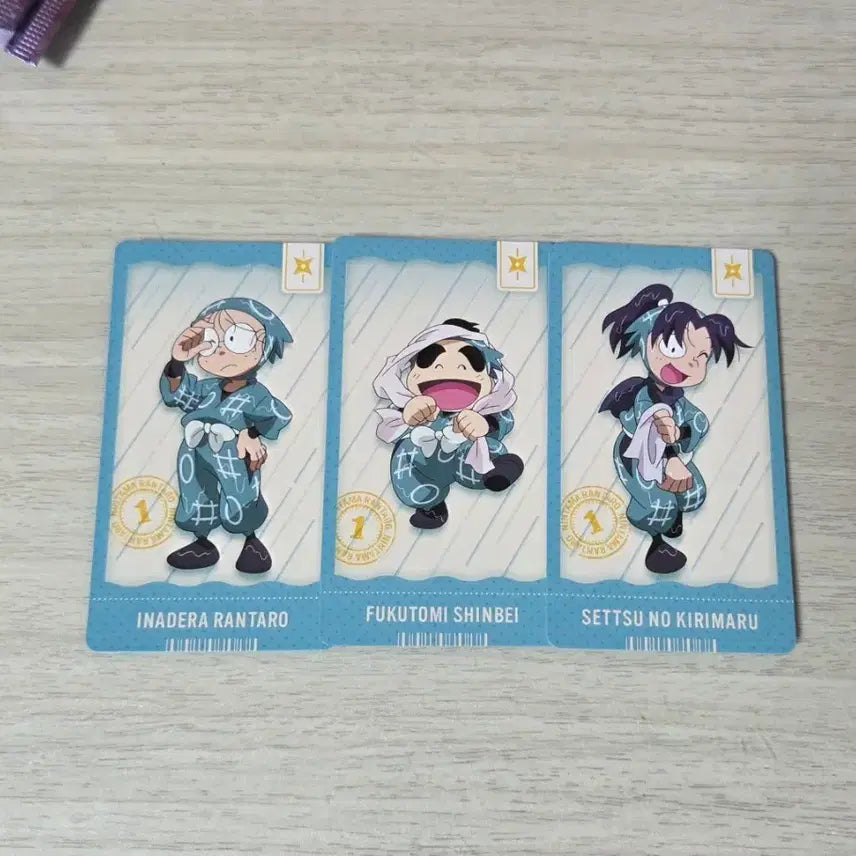 [BUNJANG] Nintama Rantaro Collection Bundle / 닌타마 1닌 파샤, 치케코레 7장 일괄 판매