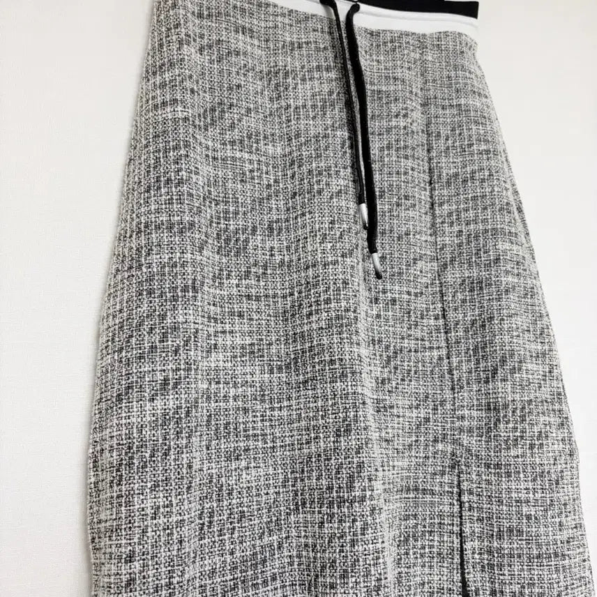 [SOLD OUT] 트위드 밴딩 롱 스커트