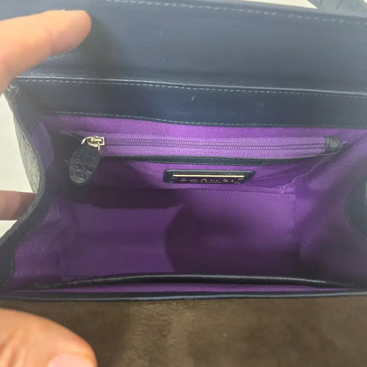 [BUNJANG] Jalmoi Crocodile Leather Chain Shoulder Tote Crossbody Bag / 잘모이   악어가죽 체인  숄더 토드 크로스백