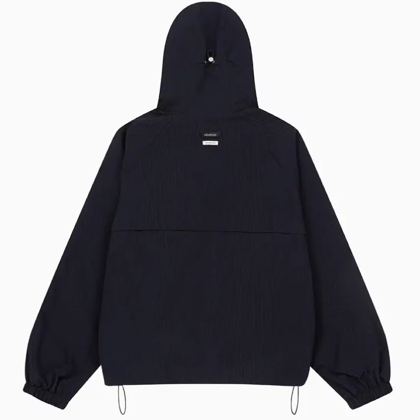 [BUNJANG] OHESIO Stripe Hooded Windbreaker Navy / 오헤시오 스트라이프 후드 윈드브레이커 네이비