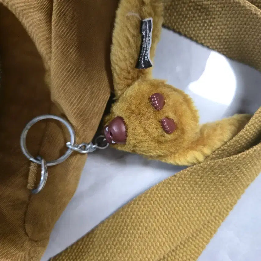 [BUNJANG] Kipling Yellow Brown Shoulder Bag / 키플링 숄더백 옐로우 브라운