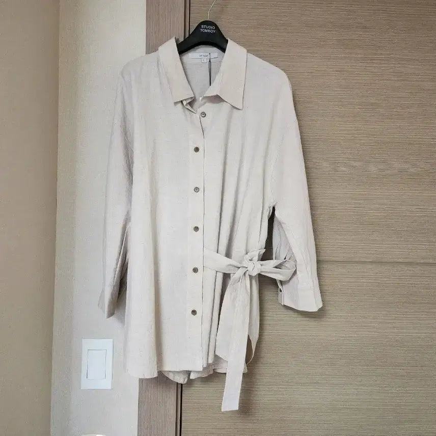 [BUNJANG] ON&amp;ON Belted Shirt Jacket / 새상품) ON&amp;ON 벨티드셔츠형자켓