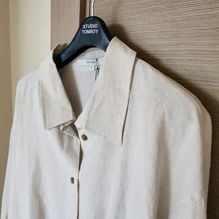 [BUNJANG] ON&amp;ON Belted Shirt Jacket / 새상품) ON&amp;ON 벨티드셔츠형자켓