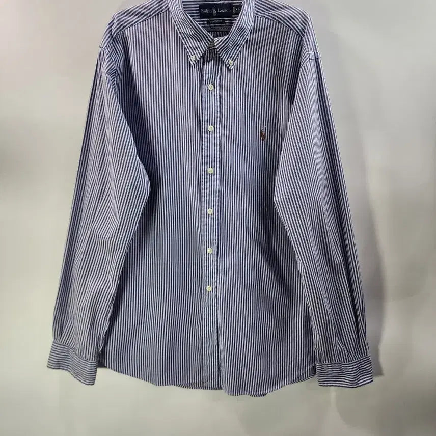 [BUNJANG] Polo Ralph Lauren Classic Fit Multi Pony Stripe Shirt / [XL] 폴로 랄프로렌 클래식핏 멀티포니 스트라이프 셔츠 3.9