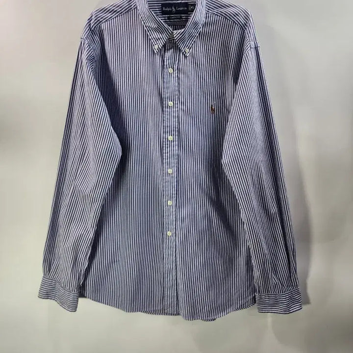 [BUNJANG] Polo Ralph Lauren Classic Fit Multi Pony Stripe Shirt / [XL] 폴로 랄프로렌 클래식핏 멀티포니 스트라이프 셔츠 3.9