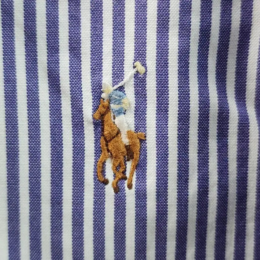 [BUNJANG] Polo Ralph Lauren Classic Fit Multi Pony Stripe Shirt / [XL] 폴로 랄프로렌 클래식핏 멀티포니 스트라이프 셔츠 3.9