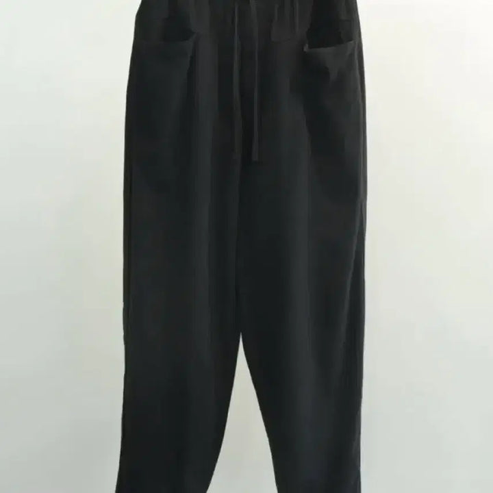 [BUNJANG] Comoli 26ss Black Drill Tapered Pants / [1] 코모리 26ss 블랙드릴 테이퍼드 팬츠