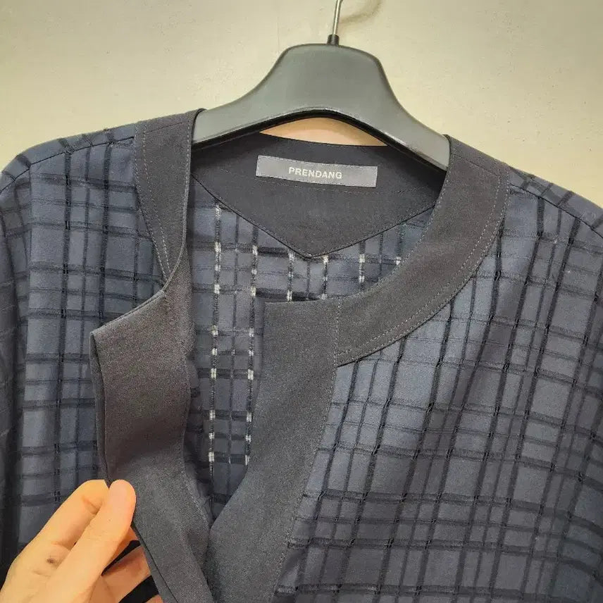 [BUNJANG] PRENDANG Loose Fit Check Jacket / 23년 PRENDANG 쁘랭땅 체크 루즈핏자켓