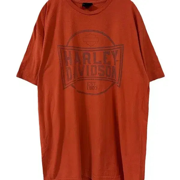 [BUNJANG] Harley-Davidson Lettering T-Shirt XL / [XL] HARLEY-DAVIDSON 할리데이비슨 레터링 반팔티