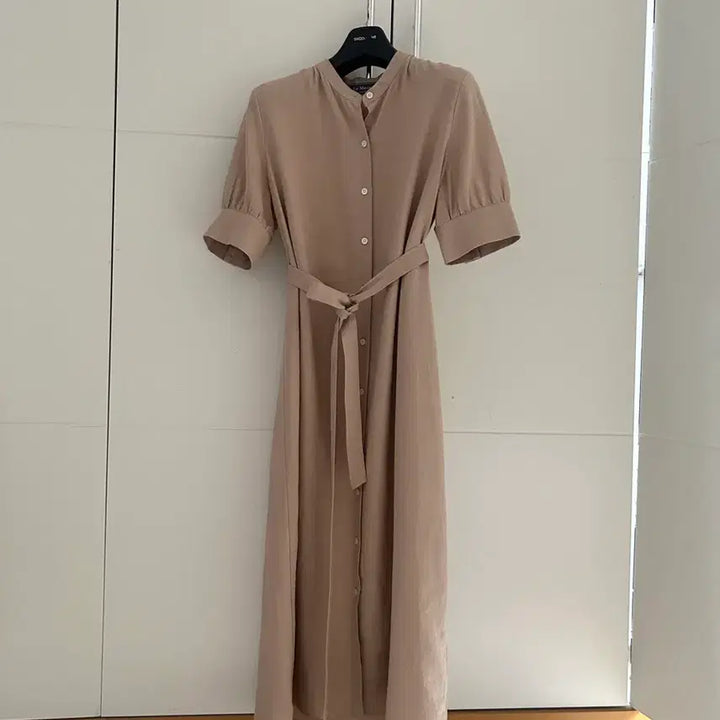 [BUNJANG] 르메띠에 Linen Shirt Long Dress / 르메띠에 린넨 셔츠형 롱 원피스