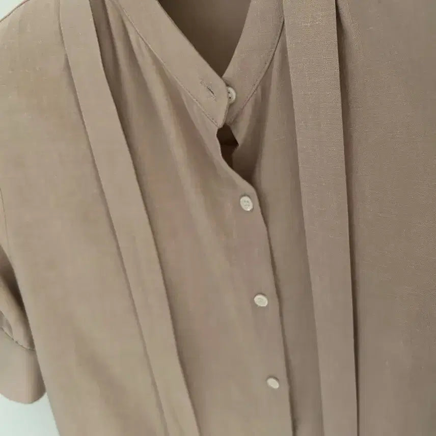 [BUNJANG] 르메띠에 Linen Shirt Long Dress / 르메띠에 린넨 셔츠형 롱 원피스