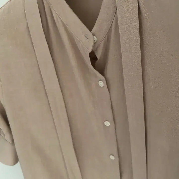 [BUNJANG] 르메띠에 Linen Shirt Long Dress / 르메띠에 린넨 셔츠형 롱 원피스
