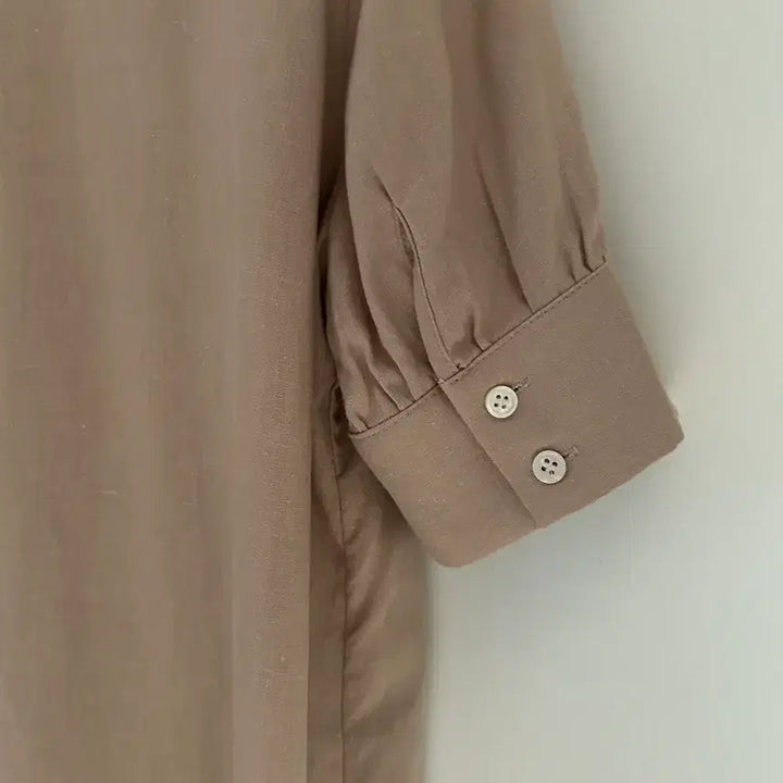[BUNJANG] 르메띠에 Linen Shirt Long Dress / 르메띠에 린넨 셔츠형 롱 원피스