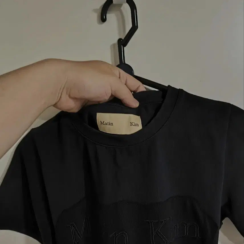 [BUNJANG] Matinkim Cropped Fit Cotton T-Shirt / 마뗑킴 크롭핏 코튼 티셔츠 반팔티
