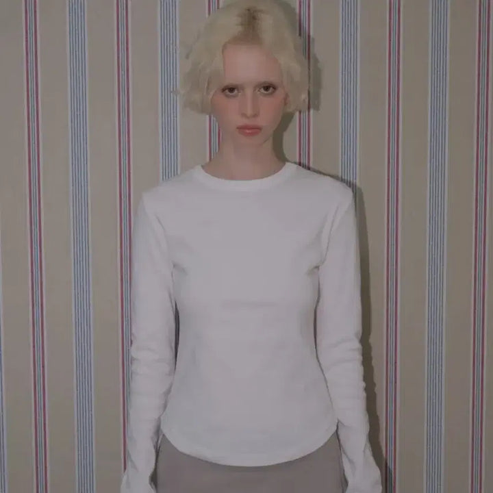 [BUNJANG] QUTY C 90s Basic Line Long Sleeve M / 큐리티 C 90s 베이직 라인 롱 슬리브 M