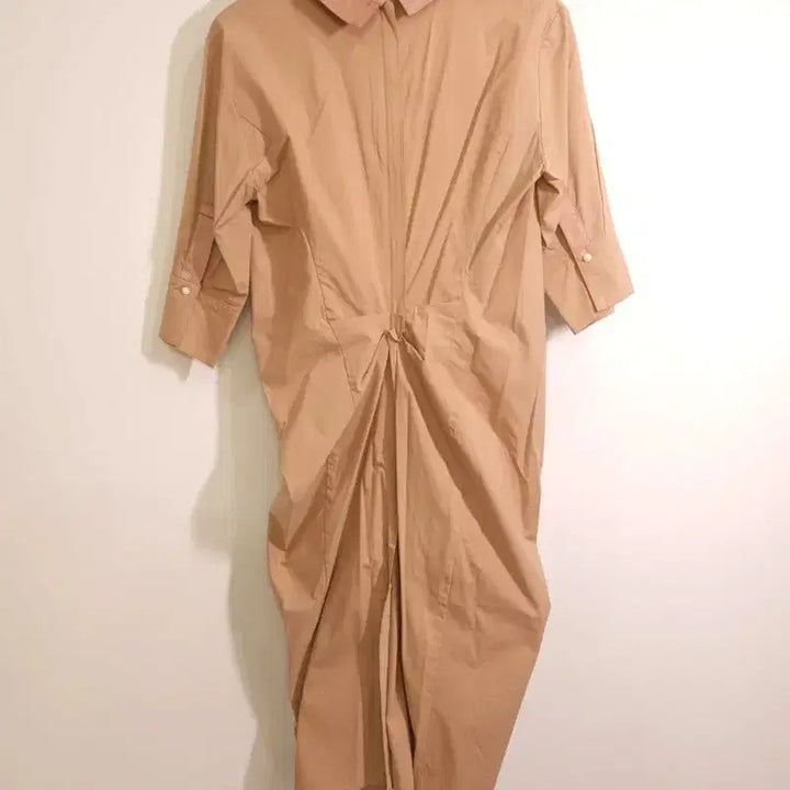 [BUNJANG] Lanvin Beige Wrap Dress / 랑방 원피스 ~55반
