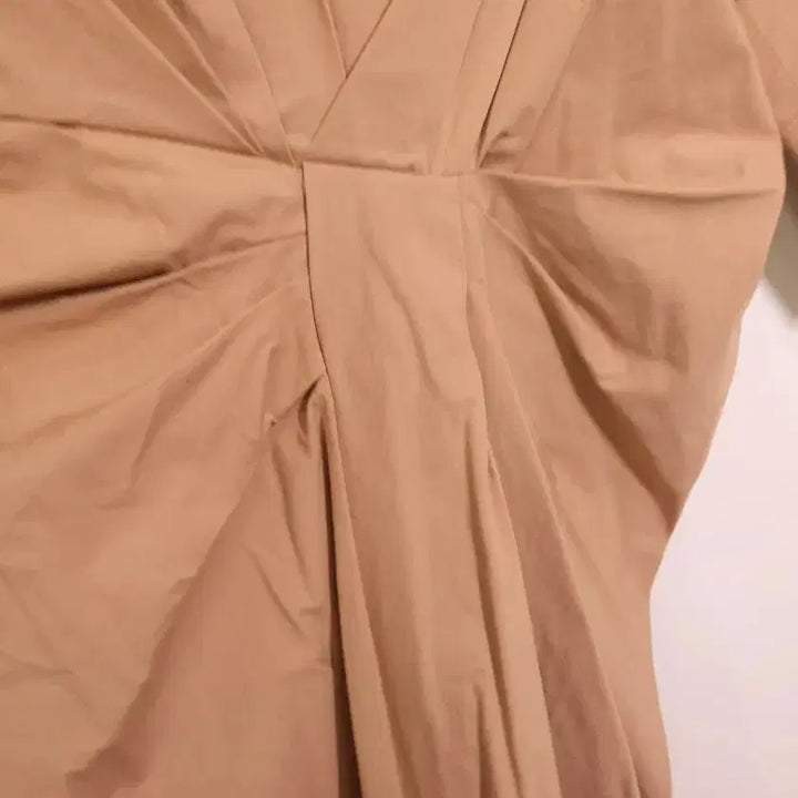 [BUNJANG] Lanvin Beige Wrap Dress / 랑방 원피스 ~55반