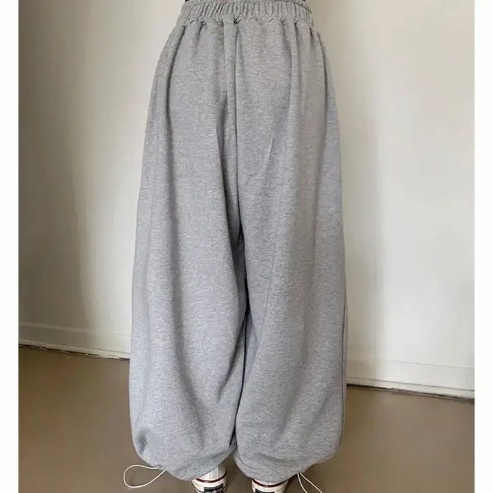 [BUNJANG] Bonji Shop Big Size Balloon Training Jogger Pants Set (3 Colors) / <3개 세트> 본지샵 빅사이즈 벌룬 트레이닝 조거팬츠