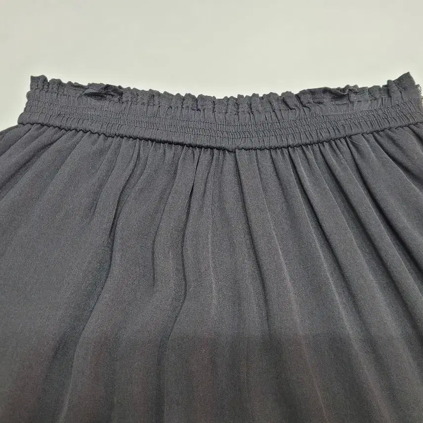 [BUNJANG] SISLEY Wide Bending Pants - Black / SISLEY 시슬리 밴딩 와이드 팬츠 / 여 70-98 (44) 블랙