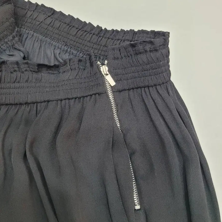 [BUNJANG] SISLEY Wide Bending Pants - Black / SISLEY 시슬리 밴딩 와이드 팬츠 / 여 70-98 (44) 블랙
