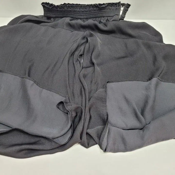 [BUNJANG] SISLEY Wide Bending Pants - Black / SISLEY 시슬리 밴딩 와이드 팬츠 / 여 70-98 (44) 블랙