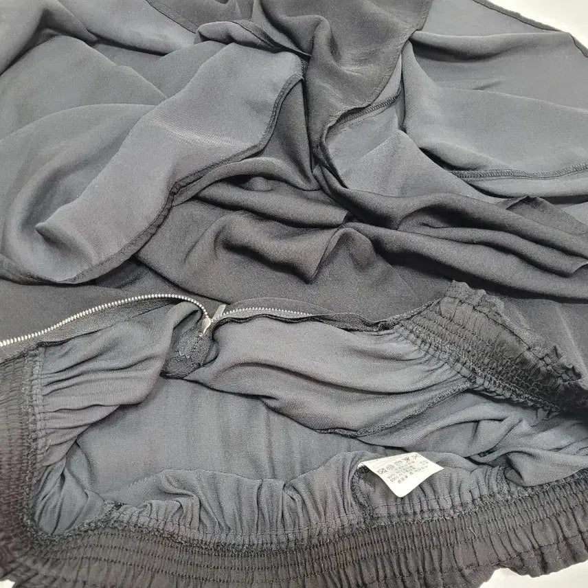 [BUNJANG] SISLEY Wide Bending Pants - Black / SISLEY 시슬리 밴딩 와이드 팬츠 / 여 70-98 (44) 블랙